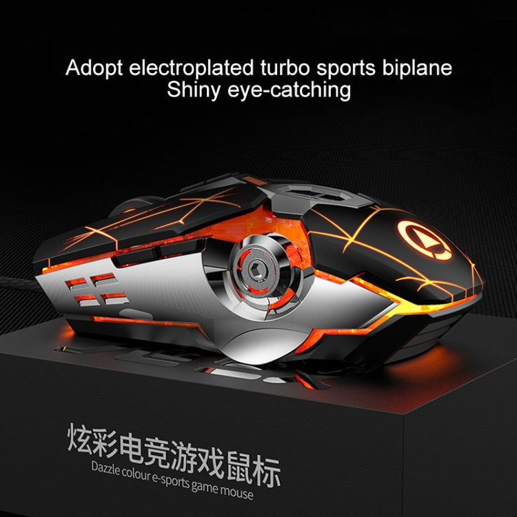 YINDIAO 3200DPI 4-modes Adjustable 7-keys RGB Light Wired Gaming Mechanical Mouse, Style: Silent Version(White) - free shipping - PMC TechLife - Order now!