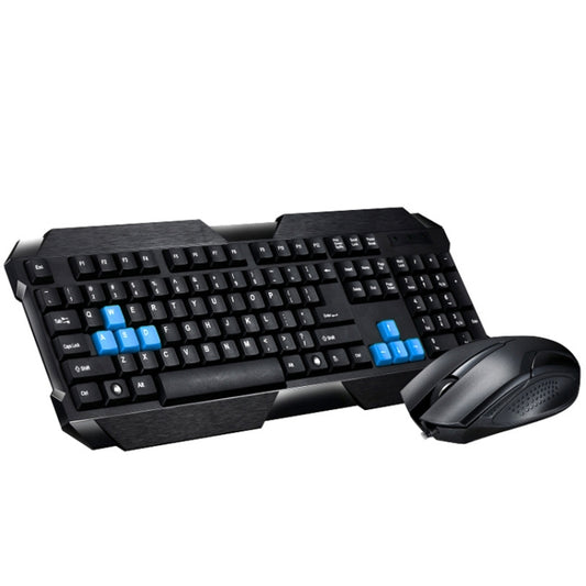 ZGB Q19 USB Wired Waterproof Keyboard Mouse Set(Black) - Wired Keyboard by Chasing Leopard | Online Shopping South Africa | PMC Jewellery | Buy Now Pay Later Mobicred