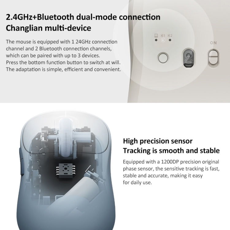 Original Xiaomi Dual-mode 1200DPI Ultra-thin Computer Mouse 3 (Blue) - free shipping - PMC Jewellery - Order now!
