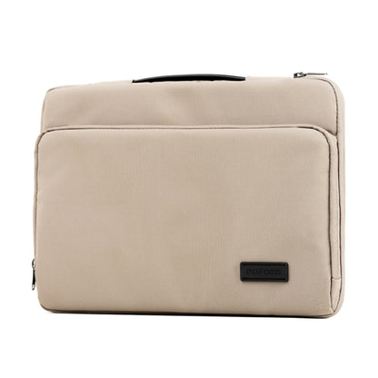 POFOKO E550 14 / 15.4 inch Portable Waterproof Polyester Laptop Handbag(Khaki) - Other by POFOKO | Online Shopping South Africa | PMC Jewellery | Buy Now Pay Later Mobicred