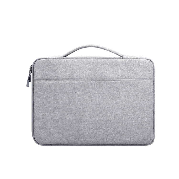 Oxford Cloth Waterproof Laptop Handbag for 15.6 inch Laptops, with Trunk Trolley Strap(Grey) - 15.6 - 17 inch by PMC Jewellery | Online Shopping South Africa | PMC Jewellery | Buy Now Pay Later Mobicred