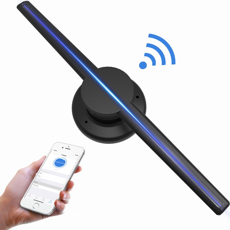 42cm Diameter 3D Holographic Display, WiFi App Control, 640 x 640 Pixels Resolution 320 LEDs Billboard, Support Micro SD Card - Other by PMc TechLife | Online Shopping South Africa | PMc TechLife | Buy Now Pay Later Mobicred