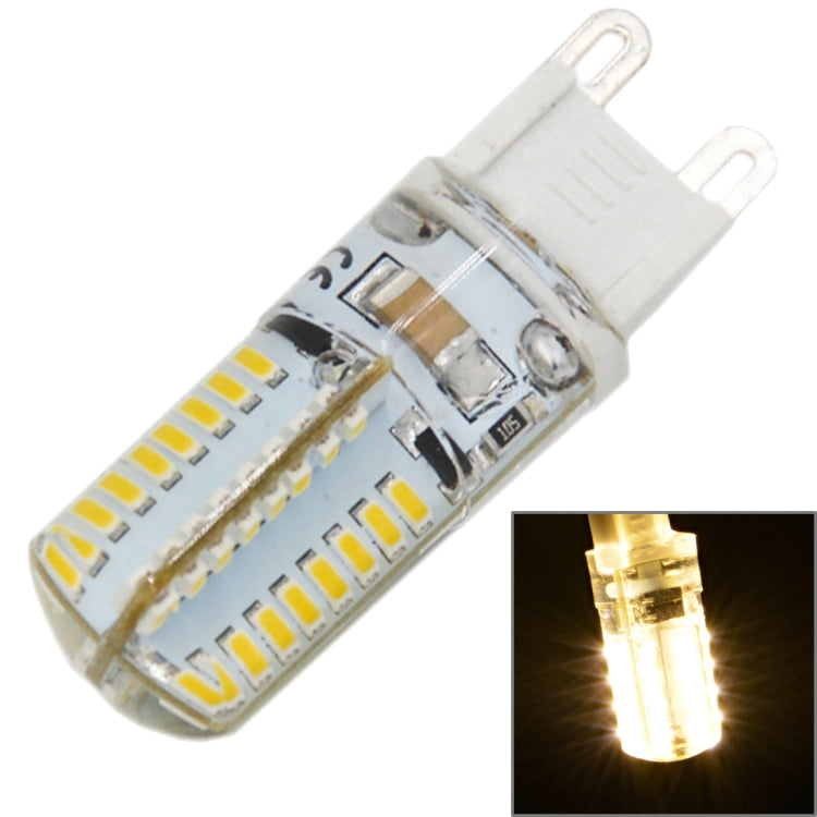 G9 4W 210LM  64 LED SMD 3014 Silicone Corn Light Bulb, AC 110V (Warm White) - LED Blubs & Tubes by PMc TechLife | Online Shopping South Africa | PMc TechLife | Buy Now Pay Later Mobicred