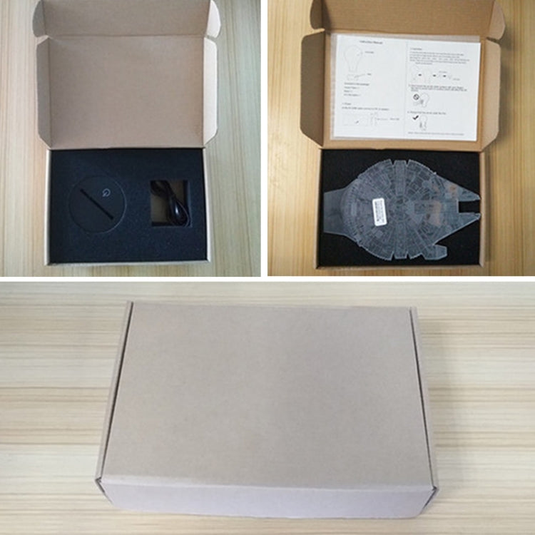 Excavator Shape 3D Colorful LED Vision Light Table Lamp, USB Touch Version - Novelty Lighting by PMC TechLife | Online Shopping South Africa | PMC TechLife | Buy Now Pay Later Mobicred