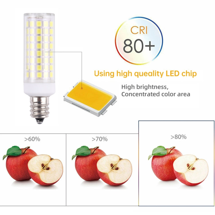 E11 102 LEDs SMD 2835 6000-6500K LED Corn Light, AC 110V(White Light) - LED Blubs & Tubes by PMc TechLife | Online Shopping South Africa | PMc TechLife | Buy Now Pay Later Mobicred