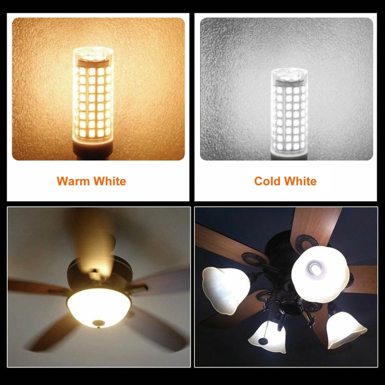 E12 102 LEDs SMD 2835 2800-3200K LED Corn Light, AC 110V(Warm White) - LED Blubs & Tubes by PMc TechLife | Online Shopping South Africa | PMc TechLife | Buy Now Pay Later Mobicred