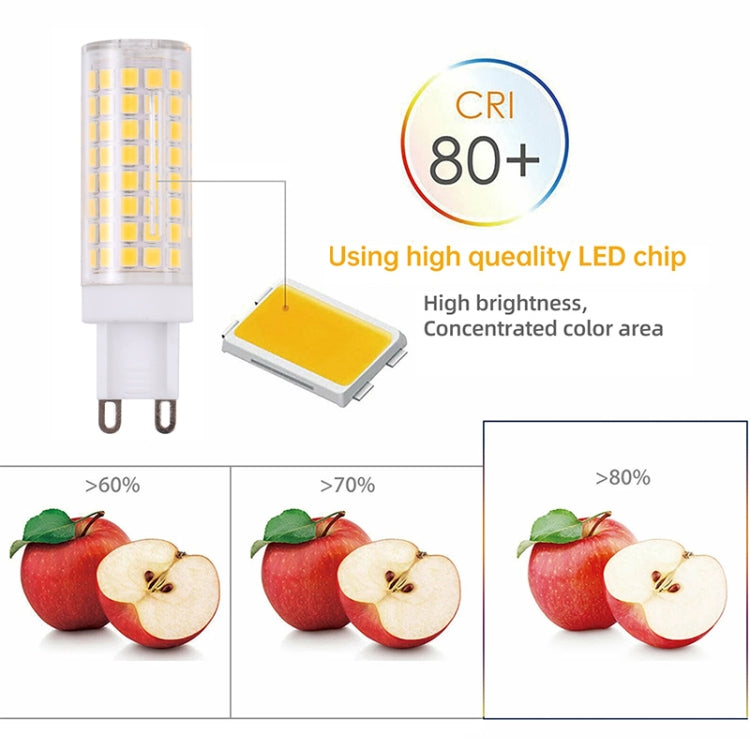 G9 102 LEDs SMD 2835 2800-3200K LED Corn Light, AC 110V(Warm White) - LED Blubs & Tubes by PMc TechLife | Online Shopping South Africa | PMc TechLife | Buy Now Pay Later Mobicred