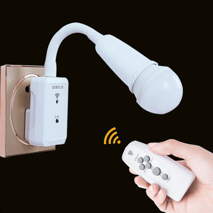 E27 Socket Remote Control Lamp Light Holder Base Converter with Switch, AU Plug (White) - Lamp Holders & Bases by PMc TechLife | Online Shopping South Africa | PMc TechLife | Buy Now Pay Later Mobicred