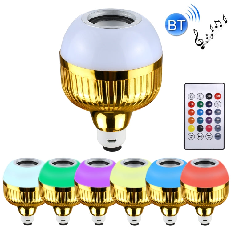 12W Smart Wireless Bluetooth Speaker Music Playing Dimmable LED Bulb , USB Charging with Remote Control & Hook(Colorful Light) - Smart Light Bulbs by PMC TechLife | Online Shopping South Africa | PMC TechLife | Buy Now Pay Later Mobicred