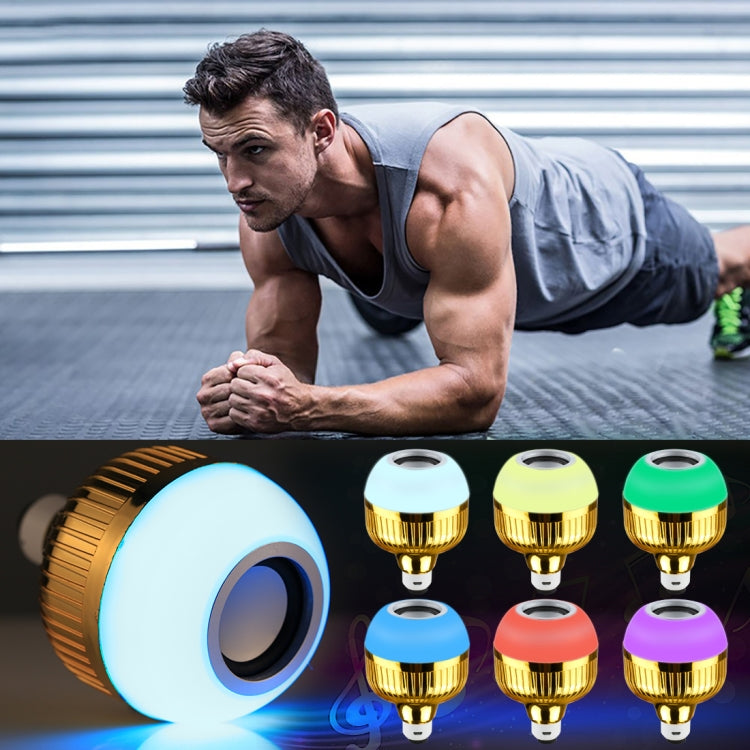 12W Smart Wireless Bluetooth Speaker Music Playing Dimmable LED Bulb , USB Charging with Remote Control & Hook(Colorful Light) - Smart Light Bulbs by PMC TechLife | Online Shopping South Africa | PMC TechLife | Buy Now Pay Later Mobicred