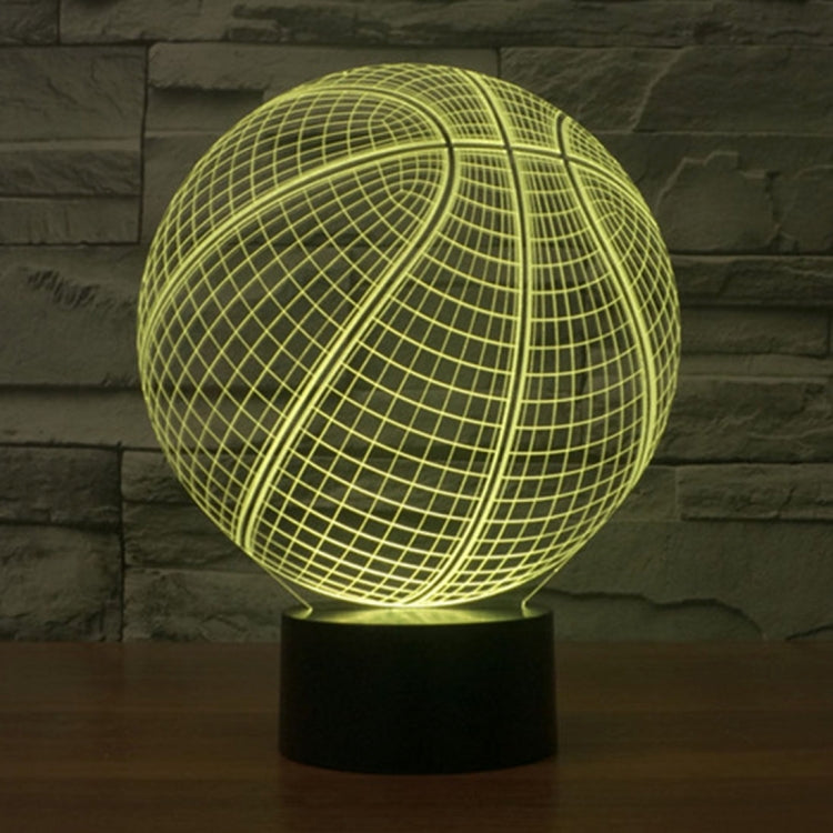 Basketball Style 3D Touch Switch Control LED Light , 7 Color Discoloration Creative Visual Stereo Lamp Desk Lamp Night Light - Novelty Lighting by PMC TechLife | Online Shopping South Africa | PMC TechLife | Buy Now Pay Later Mobicred