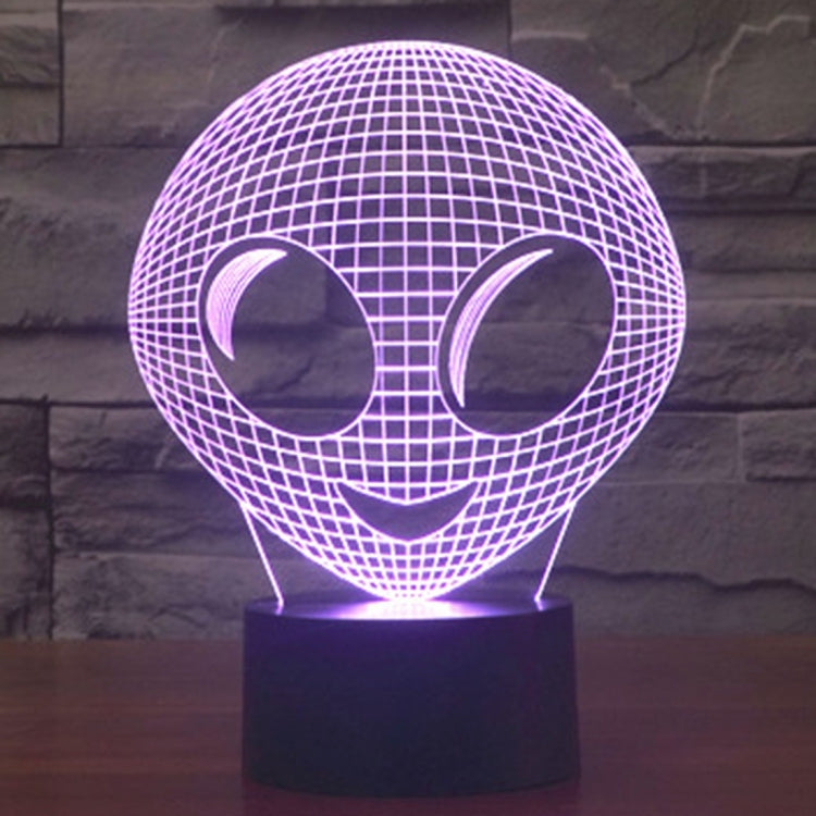 Alien Style 3D Touch Switch Control LED Light , 7 Color Discoloration Creative Visual Stereo Lamp Desk Lamp Night Light - Novelty Lighting by PMC TechLife | Online Shopping South Africa | PMC TechLife | Buy Now Pay Later Mobicred