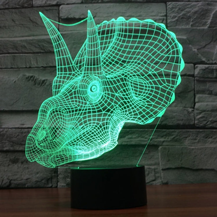 Dinosaur Style 3D Touch Switch Control LED Light , 7 Color Discoloration Creative Visual Stereo Lamp Desk Lamp Night Light - Novelty Lighting by PMC TechLife | Online Shopping South Africa | PMC TechLife | Buy Now Pay Later Mobicred
