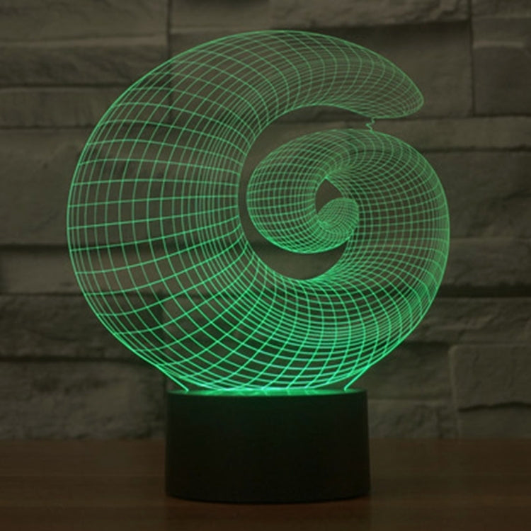 Abstract Style 3D Touch Switch Control LED Light , 7 Color Discoloration Creative Visual Stereo Lamp Desk Lamp Night Light - free shipping - PMC TechLife - Order now!