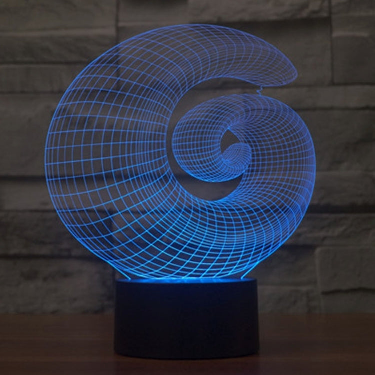 Abstract Style 3D Touch Switch Control LED Light , 7 Color Discoloration Creative Visual Stereo Lamp Desk Lamp Night Light - free shipping - PMC TechLife - Order now!