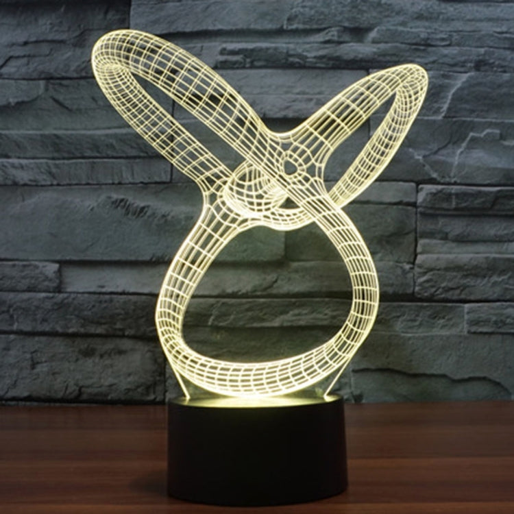 Abstract Style 3D Touch Switch Control LED Light , 7 Color Discoloration Creative Visual Stereo Lamp Desk Lamp Night Light - Novelty Lighting by PMC TechLife | Online Shopping South Africa | PMC TechLife | Buy Now Pay Later Mobicred