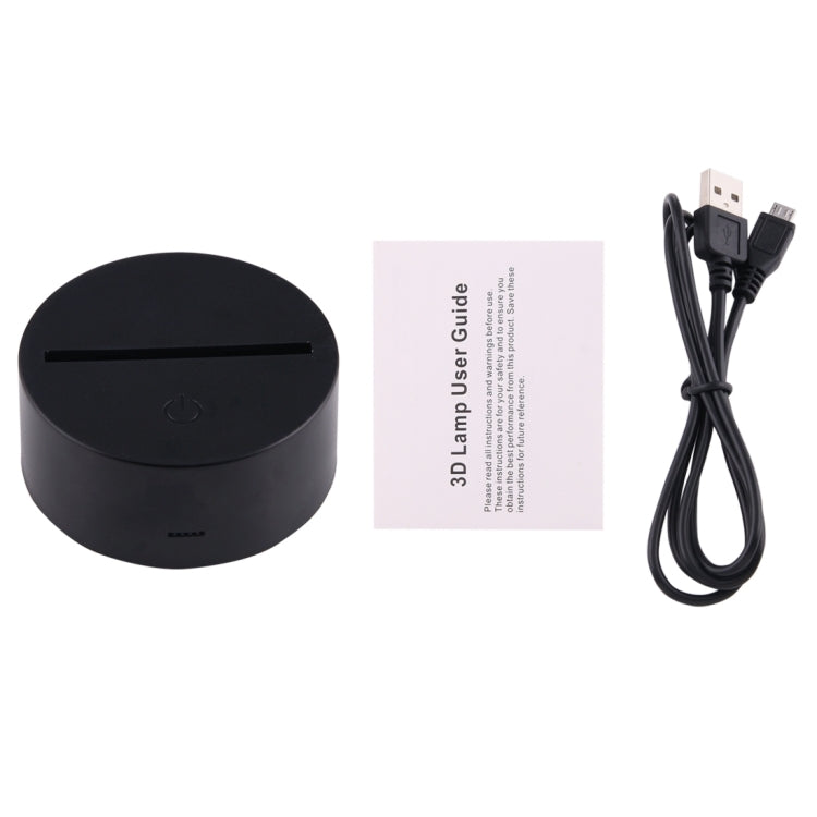 Motorcycle Shape 3D Touch Switch Control LED Light , 7 Colour Discoloration Creative Visual Stereo Lamp Desk Lamp Night Light - Novelty Lighting by PMC TechLife | Online Shopping South Africa | PMC TechLife | Buy Now Pay Later Mobicred