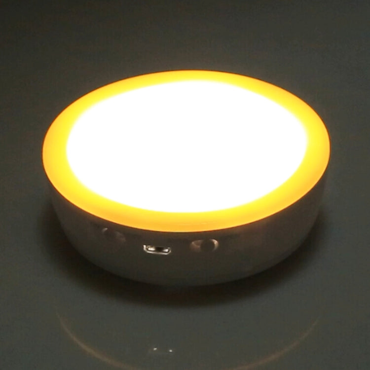 R10 USB Charging LED PIR Sensor Night Light , 4000K Emergency Light Cabinet Lamp, Sensor Distance: about 3m, DC 4.5V(Yellow) - Sensor LED Lights by PMC TechLife | Online Shopping South Africa | PMC TechLife | Buy Now Pay Later Mobicred