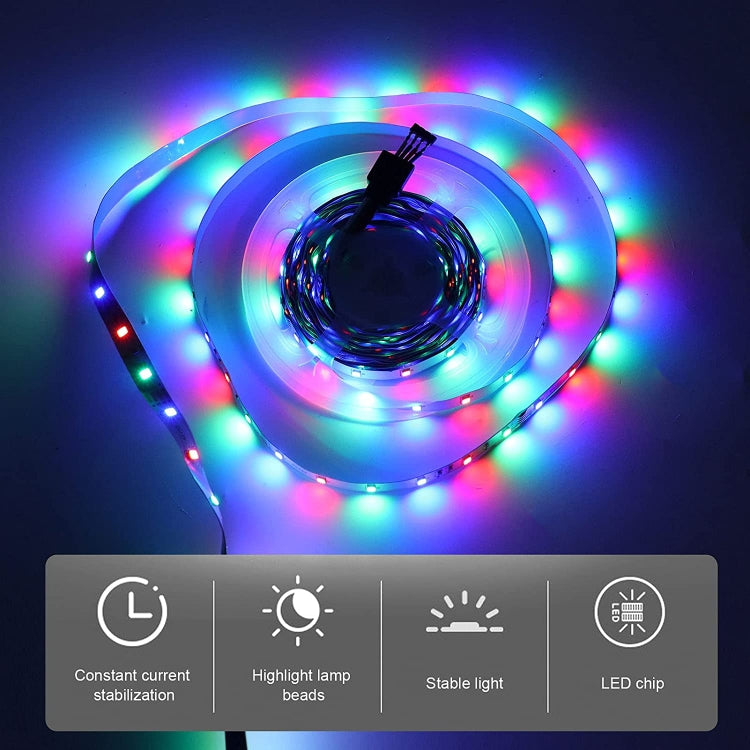 5m Bare Board 2030 SMD RGB LED Rope Light, 12V - Bare Board Light by PMC TechLife | Online Shopping South Africa | PMC TechLife | Buy Now Pay Later Mobicred