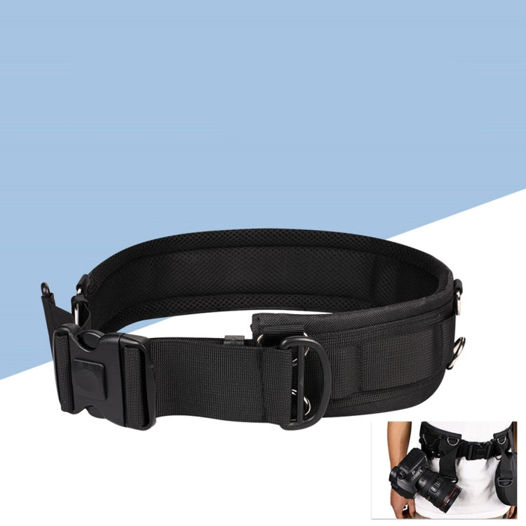 Multifunctional Wide Outdoor Casual Photography Mountaineering Belt(Black) - Belts by PMC Jewellery | Online Shopping South Africa | PMC Jewellery | Buy Now Pay Later Mobicred