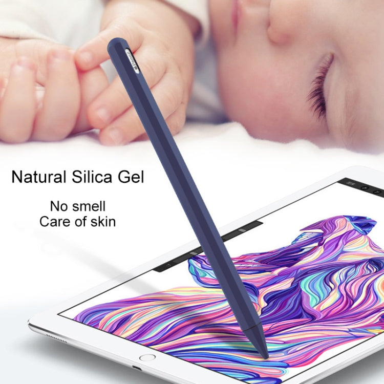 Stylus Pen Silica Gel Protective Case for Apple Pencil 2 (Blue) - free shipping - PMC Jewellery - Order now!