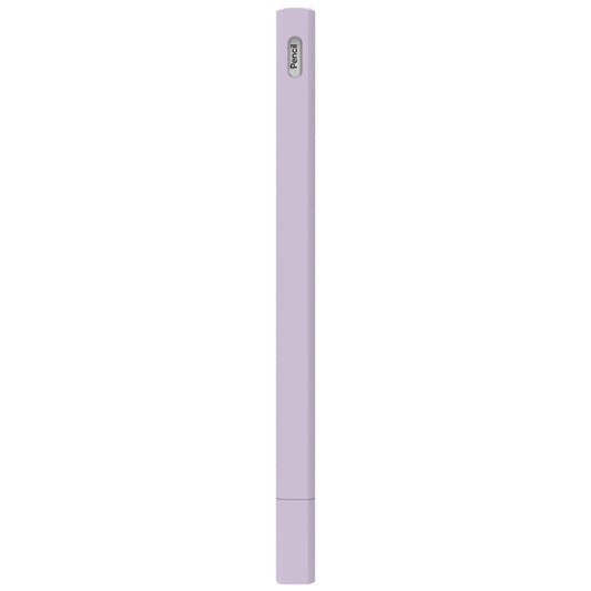 LOVE MEI For Apple Pencil 2 Triangle Shape Stylus Pen Silicone Protective Case Cover(Purple) - Pencil Accessories by LOVE MEI | Online Shopping South Africa | PMC Jewellery