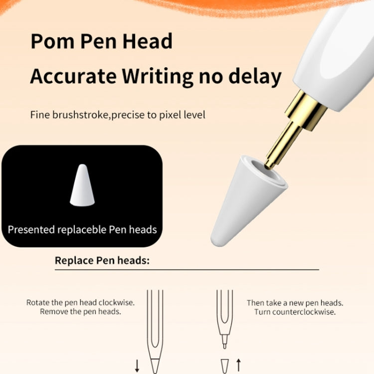 Yesido ST13 8 Pin Interface Multi-function Bluetooth Wireless Stylus Pen Capacitive Pencil for iPad (White) - free shipping - PMC Jewellery - Order now!