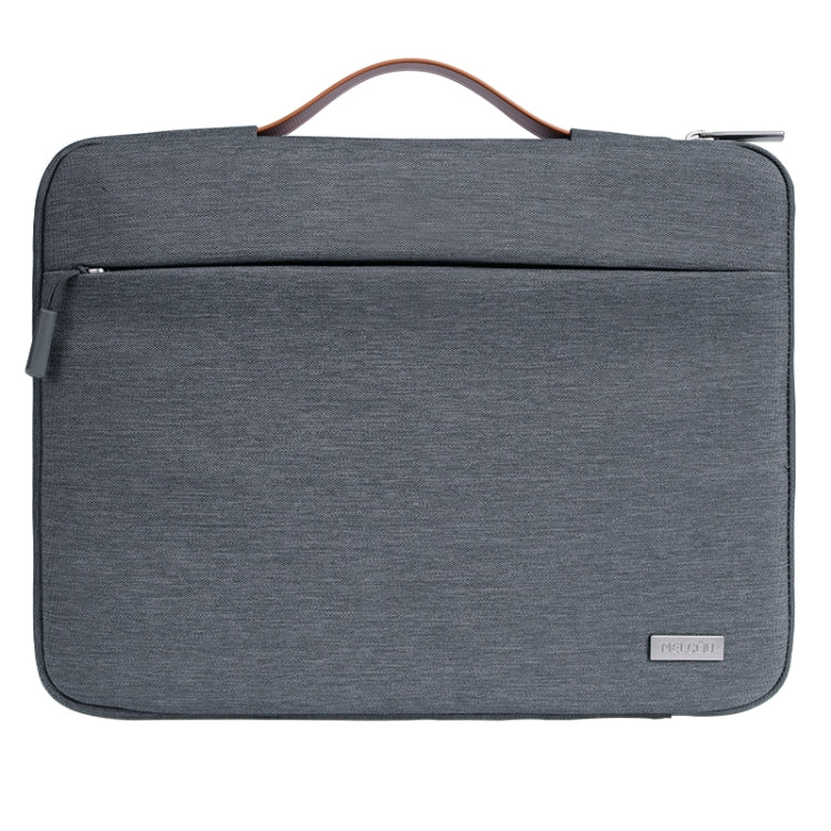 For 14 inch Laptop Zipper Waterproof  Handheld Sleeve Bag (Grey) - 13.3 inch by PMC TechLife | Online Shopping South Africa | PMC TechLife | Buy Now Pay Later Mobicred