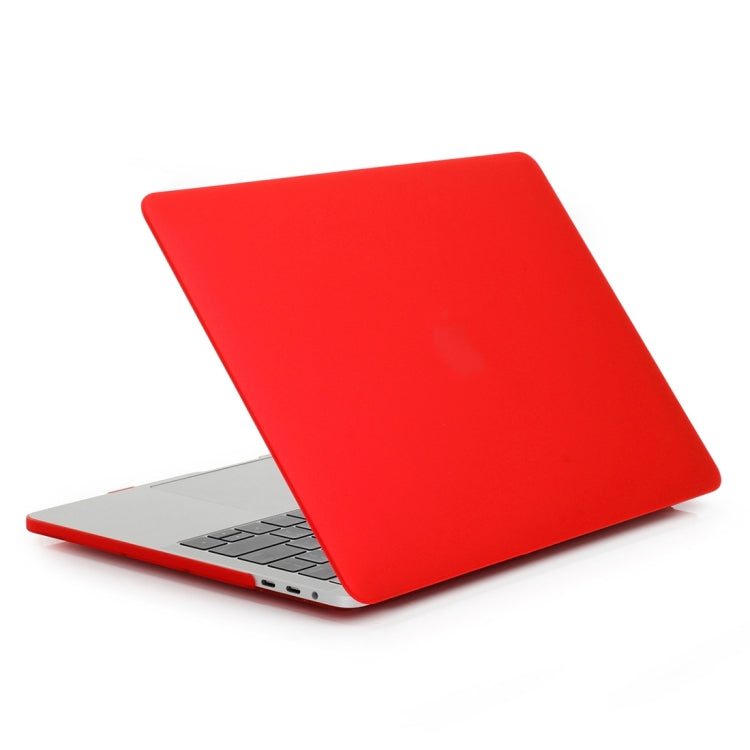 ENKAY Hat-Prince 2 in 1 Frosted Hard Shell Plastic Protective Case + US Version Ultra-thin TPU Keyboard Protector Cover for 2016 New MacBook Pro 13.3 inch with Touchbar (A1706)(Red) - MacBook Pro Cases by ENKAY | Online Shopping South Africa | PMC Jewellery | Buy Now Pay Later Mobicred