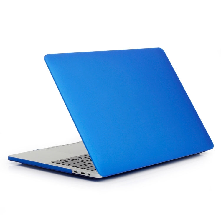 ENKAY Hat-Prince 2 in 1 Frosted Hard Shell Plastic Protective Case + US Version Ultra-thin TPU Keyboard Protector Cover for 2016 New MacBook Pro 15.4 inch with Touchbar (A1707)(Dark Blue) - MacBook Pro Cases by ENKAY | Online Shopping South Africa | PMC Jewellery | Buy Now Pay Later Mobicred