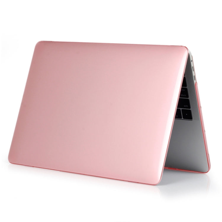 ENKAY Hat-Prince 2 in 1 Crystal Hard Shell Plastic Protective Case + US Version Ultra-thin TPU Keyboard Protector Cover for 2016 New MacBook Pro 13.3 inch with Touchbar (A1706)(Pink) - MacBook Pro Cases by ENKAY | Online Shopping South Africa | PMC Jewellery | Buy Now Pay Later Mobicred