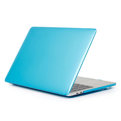 ENKAY Hat-Prince 2 in 1 Crystal Hard Shell Plastic Protective Case + US Version Ultra-thin TPU Keyboard Protector Cover for 2016 New MacBook Pro 13.3 inch with Touchbar (A1706)(Blue) - MacBook Pro Cases by ENKAY | Online Shopping South Africa | PMC Jewellery | Buy Now Pay Later Mobicred