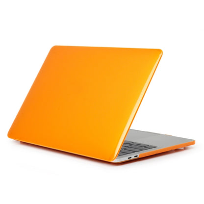 ENKAY Hat-Prince 2 in 1 Crystal Hard Shell Plastic Protective Case + US Version Ultra-thin TPU Keyboard Protector Cover for 2016 New MacBook Pro 13.3 inch without Touchbar (A1708)(Orange) - MacBook Pro Cases by ENKAY | Online Shopping South Africa | PMC Jewellery | Buy Now Pay Later Mobicred