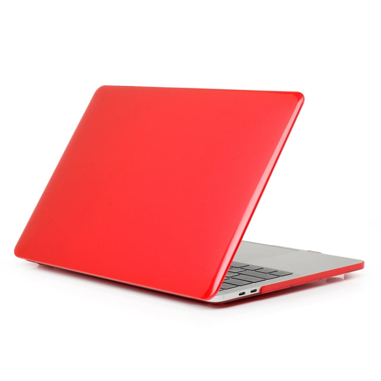 ENKAY Hat-Prince 2 in 1 Crystal Hard Shell Plastic Protective Case + US Version Ultra-thin TPU Keyboard Protector Cover for 2016 New MacBook Pro 13.3 inch without Touchbar (A1708)(Red) - MacBook Pro Cases by ENKAY | Online Shopping South Africa | PMC Jewellery | Buy Now Pay Later Mobicred