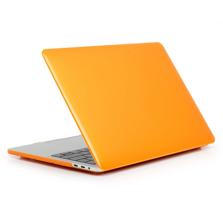 ENKAY Hat-Prince 2 in 1 Crystal Hard Shell Plastic Protective Case + US Version Ultra-thin TPU Keyboard Protector Cover for 2016 New MacBook Pro 15.4 inch with Touchbar (A1707)(Orange) - MacBook Pro Cases by ENKAY | Online Shopping South Africa | PMC Jewellery | Buy Now Pay Later Mobicred