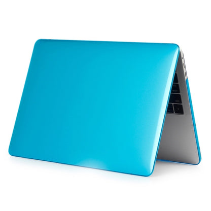 ENKAY Hat-Prince 2 in 1 Crystal Hard Shell Plastic Protective Case + US Version Ultra-thin TPU Keyboard Protector Cover for 2016 New MacBook Pro 15.4 inch with Touchbar (A1707)(Blue) - MacBook Pro Cases by ENKAY | Online Shopping South Africa | PMC Jewellery | Buy Now Pay Later Mobicred