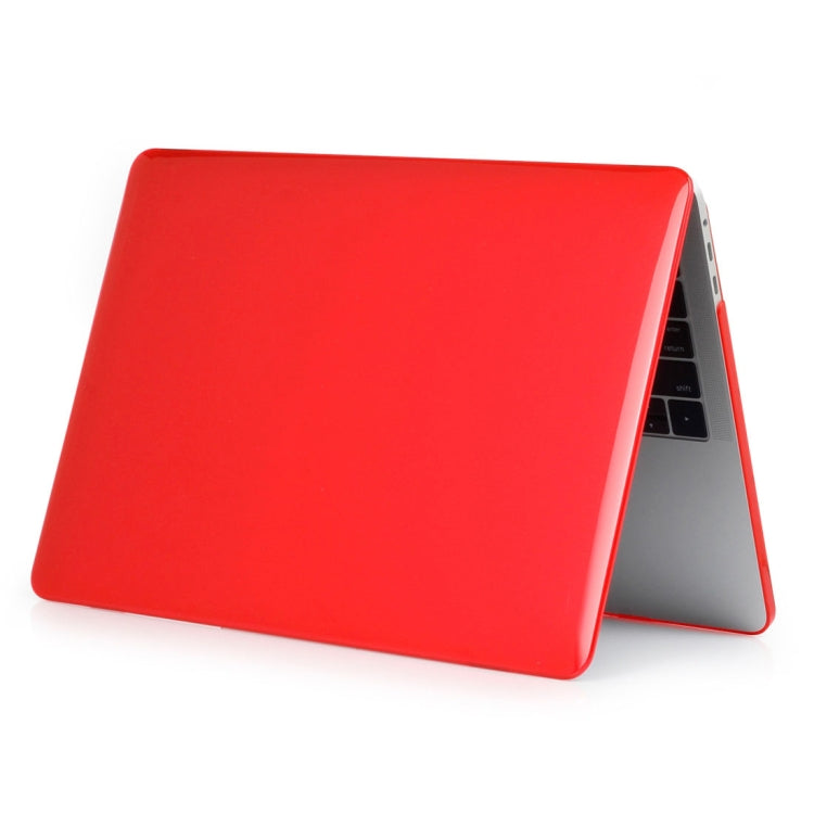 ENKAY Hat-Prince 2 in 1 Crystal Hard Shell Plastic Protective Case + Europe Version Ultra-thin TPU Keyboard Protector Cover for 2016 MacBook Pro 15.4 Inch with Touch Bar (A1707) (Red) - MacBook Pro Cases by ENKAY | Online Shopping South Africa | PMC Jewellery | Buy Now Pay Later Mobicred