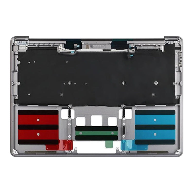 For Macbook Pro 13 inch 2021 A2338 C-side Cover + UK Edition Key Board (Grey) - Bottom Cover by PMC TechLife | Online Shopping South Africa | PMC TechLife