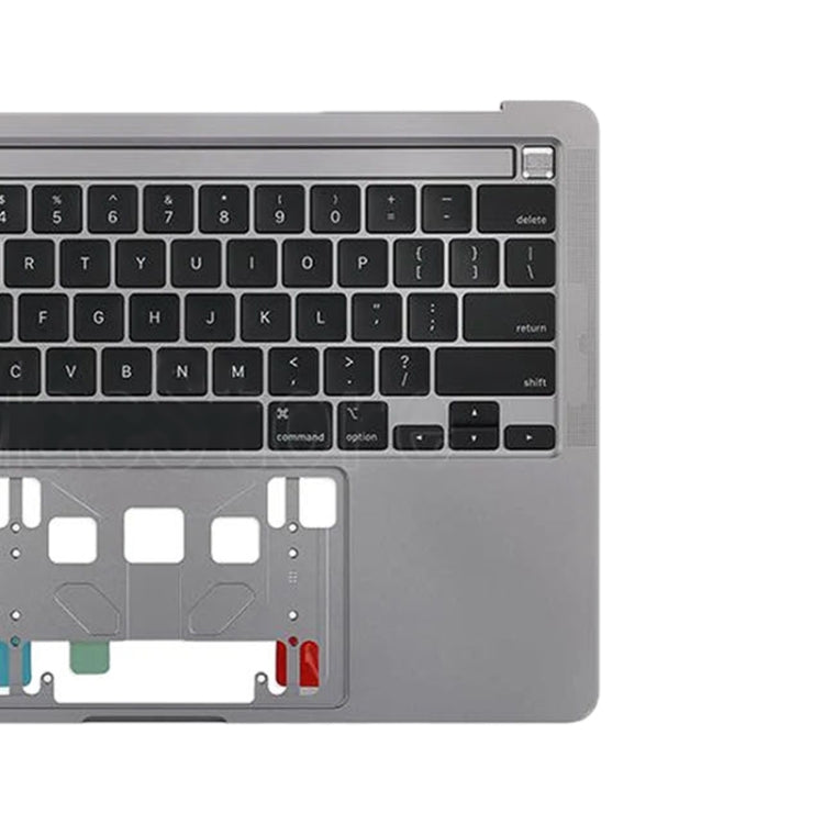 For Macbook Pro 13 inch 2021 A2338 C-side Cover + US Edition Key Board (Grey) - Bottom Cover by PMC TechLife | Online Shopping South Africa | PMC TechLife