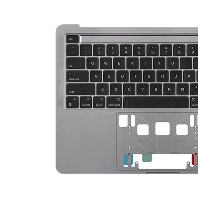 For Macbook Pro 13 inch 2021 A2338 C-side Cover + US Edition Key Board (Grey) - Bottom Cover by PMC Jewellery | Online Shopping South Africa | PMC Jewellery