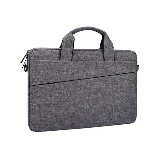 ST03S 13.3 inch Double Side Pockets Wearable Oxford Cloth Soft Handle Portable Laptop Tablet Bag(Deep Space Gray) - 13.3 inch by PMC Jewellery | Online Shopping South Africa | PMC Jewellery | Buy Now Pay Later Mobicred