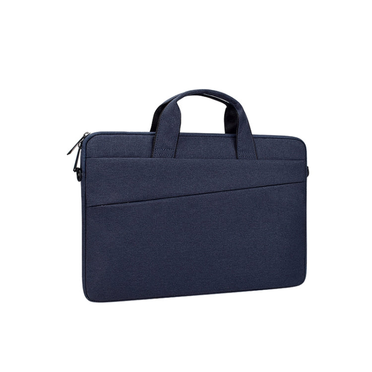 ST03S 15.6 inch Double Side Pockets Wearable Oxford Cloth Soft Handle Portable Laptop Tablet Bag(Navy Blue) - 15.6 - 17 inch by PMC Jewellery | Online Shopping South Africa | PMC Jewellery | Buy Now Pay Later Mobicred