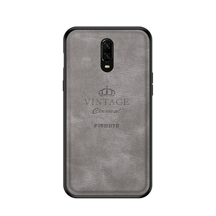 PINWUYO Shockproof Waterproof Full Coverage PC + TPU + Skin Protective Case for One Plus 6T (Grey) - More Brand by PINWUYO | Online Shopping South Africa | PMC Jewellery | Buy Now Pay Later Mobicred