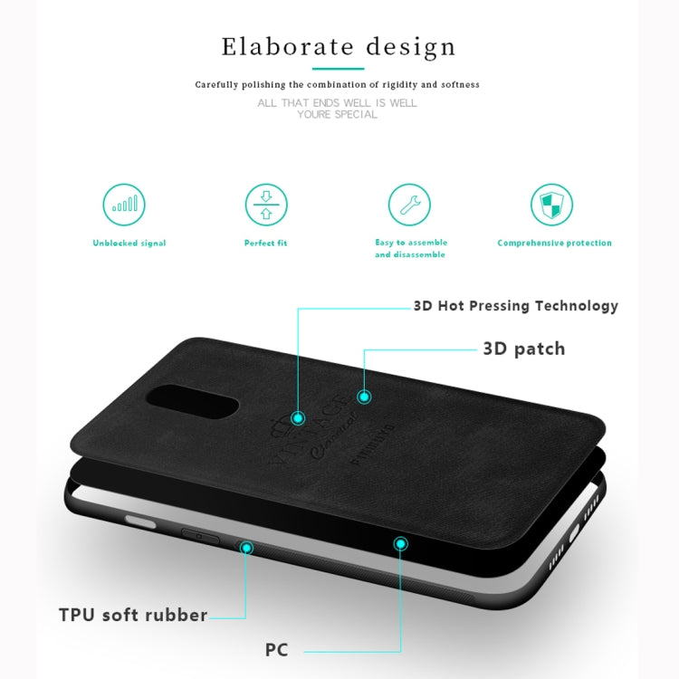 PINWUYO Shockproof Waterproof Full Coverage PC + TPU + Skin Protective Case for One Plus 6T (Grey) - More Brand by PINWUYO | Online Shopping South Africa | PMC Jewellery | Buy Now Pay Later Mobicred