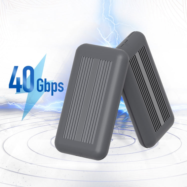 Blueendless M.2 NVME Thunderbolt 3 Solid State Mobile Hard Disk Box Hard Disk Drive(Grey) - free shipping - PMC Jewellery - Order now!