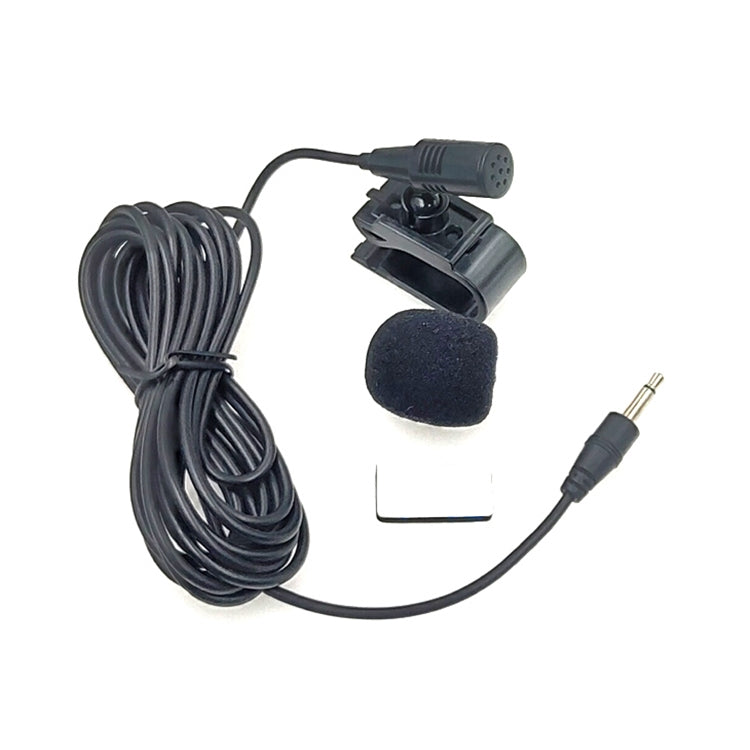 ZJ025MR Stick-on Clip-on Lavalier 2.5mm Jack Mono Microphone for Car GPS / Bluetooth Enabled Audio DVD External Mic, Cable Length: 3m - Microphone by PMC Jewellery | Online Shopping South Africa | PMC Jewellery