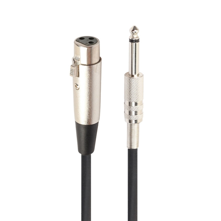 10m XLR 3-Pin Female to 1/4 inch (6.35mm) Mono Shielded Microphone Mic Cable - Microphone Audio Cable & Connector by PMC Jewellery | Online Shopping South Africa | PMC Jewellery | Buy Now Pay Later Mobicred