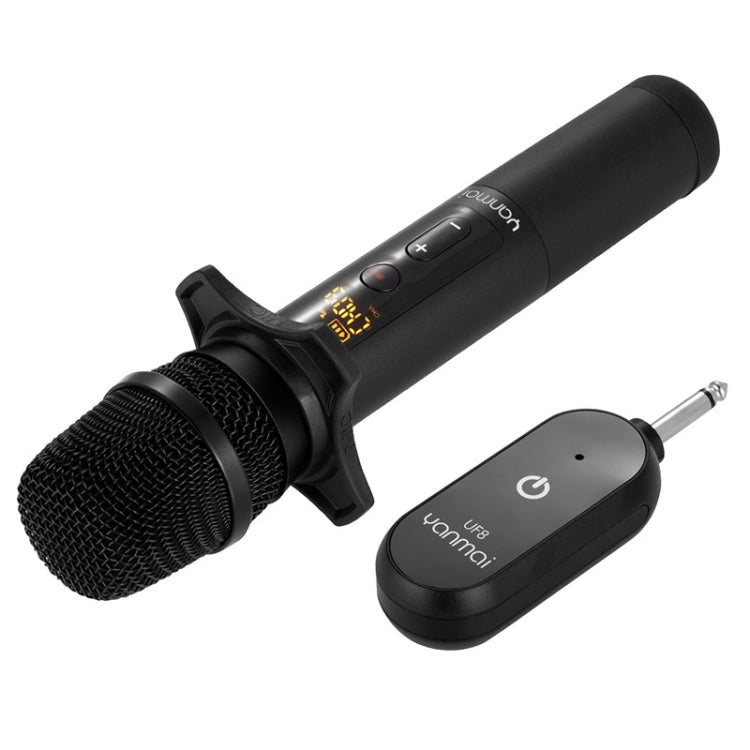 Yanmai UF8 UHF Wireless Dynamic Microphone with LCD Display - Microphone by Yanmai | Online Shopping South Africa | PMC Jewellery | Buy Now Pay Later Mobicred