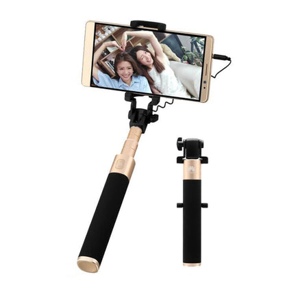 Original Huawei AF11 Mobile Phone Universal Wire Control Portable Mini Telescopic Folding Selfie Stick - Selfie Sticks by Huawei | Online Shopping South Africa | PMC Jewellery