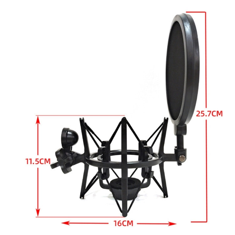 SH-100 Live Microphone ABS Shockproof Bracket (Black) - free shipping - PMC Jewellery - Order now!